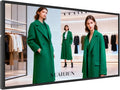 32 Inch FHD 500 Nits Slim Fit Frameless Commercial Display LCD Monitor Wall Mount Digital Signage RK3566 with HDMI Interface 4＋32 GB (Optional) Android 11 OS for Advertising Screen