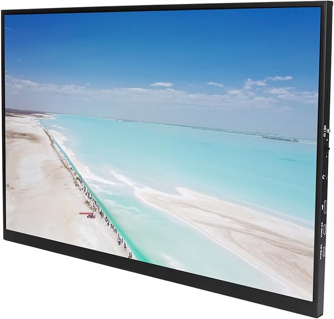 SUNGOOYUE 18 Inch Portable Display High Refresh Rate IPS Screen with Built in Dual Speakers for PC Cell Phone PS3 iOS Tablets (165HZ)