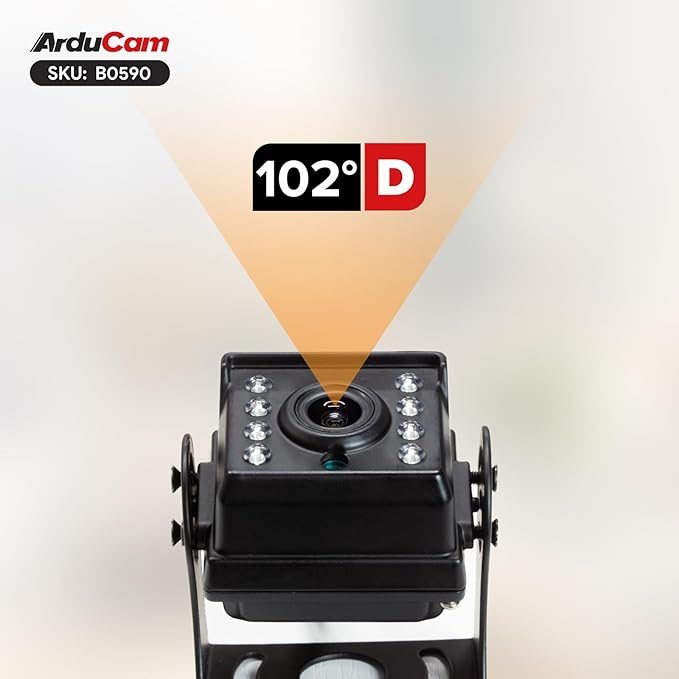 Arducam 2MP Day &amp Night Vision USB Camera Module 1080P Automatic IR-Cut Switching USB 2.0 Webcam with 850nm IR LEDs for Windows Linux Android and Mac OS