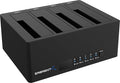 SABRENT 4-Bay USB 3.0 Docking Station for 2.5” &amp 3.5” SATA HDD &amp SSD Trayless Design USB 3.0 5Gbps Offline Clone Function (DS-U3B4)