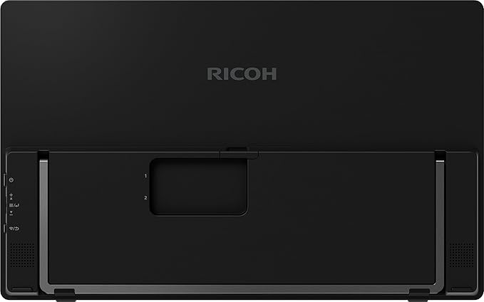Ricoh 150BW Portable 15.6 Vivid OLED 350nit Lightweight Display Monitor and Touchscreen w/Dual Speakers Wireless with Multicasting Battery Powered - for Laptop Desktop Mac PC