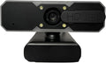 Generic RGB Webcam - 1080p HD Web Cam with Microphone Privacy Cover - 7 RGB Lights 2-Level Adjustable Brightness - Computer Desktop PC Laptop Web Camera for Live Streaming Skype Video Calls