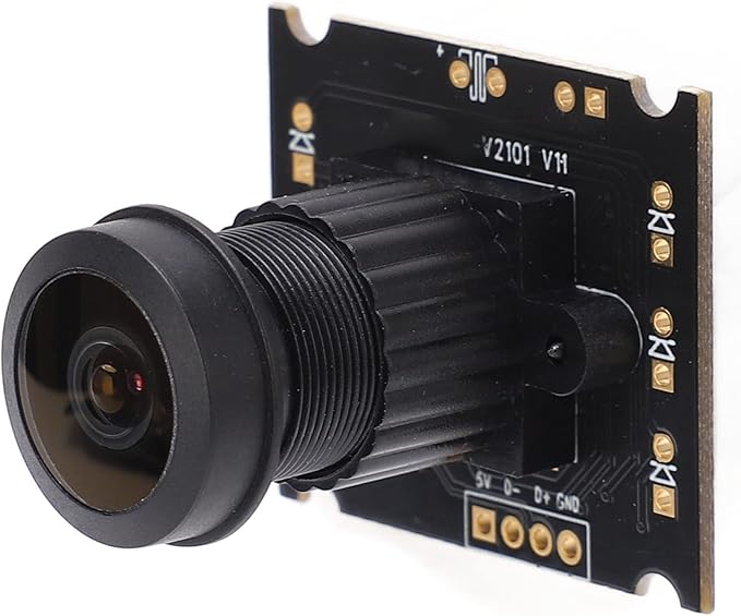Camera Module with 0.3MP USB 2.0 Interface Black 98° Wide Viewing Angle - High Bandwidth Good Compatibility Easy Installation for Versatile Use