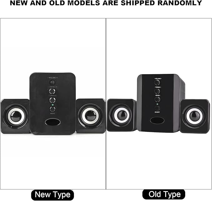 SADA D-202 Mini USB 2.1 Wired Combination Speaker Bass Music Subwoofer for Desktop Laptop Notebook Tablet PC Smart Phone (Black)