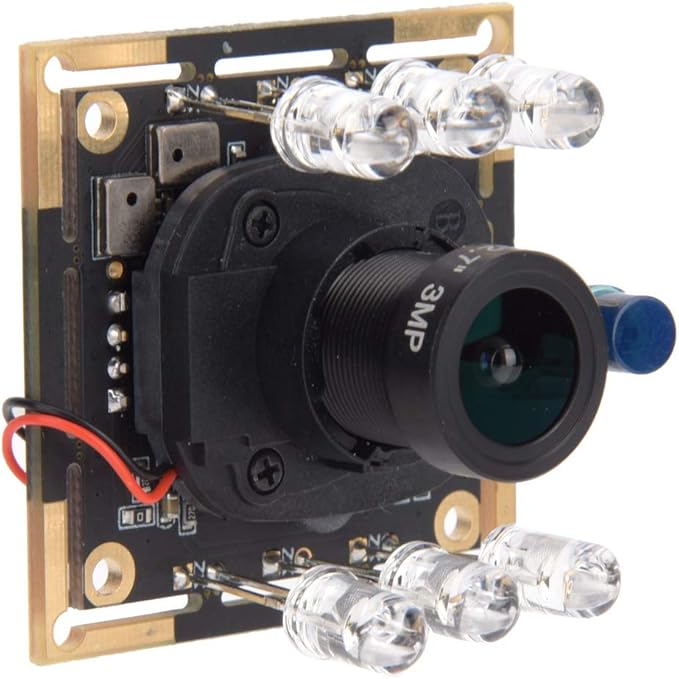 USB Camera Module HD OV2710 Chip IR Cut Automatic Switching 1920x1080 30fps 94 Degree Wide Angle for Security Surveillance and Video Conferencing