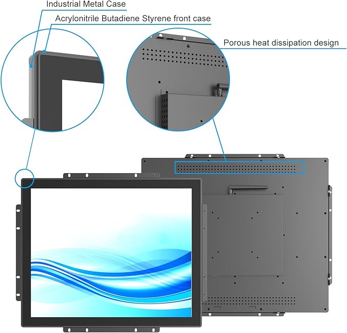 GreenTouch 17 inch Open Frame Touch Screen PCAP Industrial PC Android 11 4GB RAM 32GB ROM for Industrial Interactive Digital