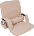 Gaming Chair Floor Made of Cotton and Linen High-Density Sponge Filling Floor Seat Indoor Chaise Lounge with 5 Adjustable Positions Wide Armrest Design(Brown90 * 55 * 8CM)