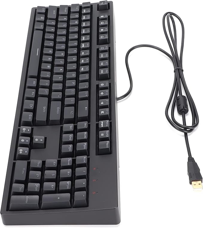 Mechanical Gaming Keyboard Wired Gaming Mechanical Keyboard Full 104 Keys Ergonomic Keyboard RGB Desktop Computer Keyboard for 2000//7/8/10