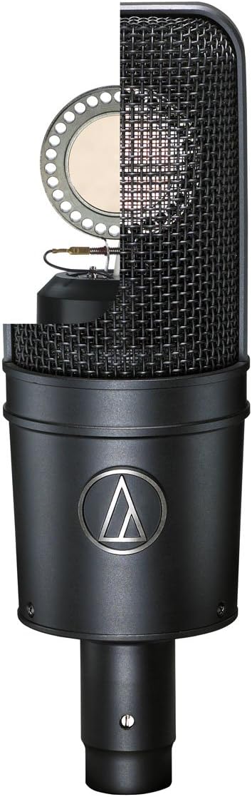 Audio-Technica AT4040 Cardioid Condenser Microphone Bundle with Boom Stand Pop Filter XLR Cable and Austin Bazaar Polishing Cloth