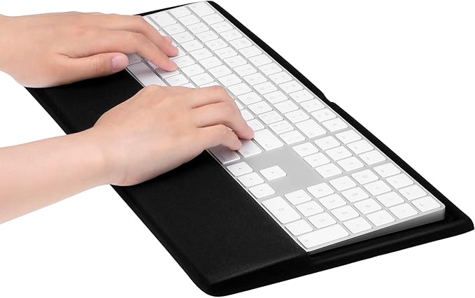 Weewooday Keyboard Wrist Rest for Pad Wrist Rest Stand Compatible with Wireless Keyboard with Numeric Keypad for Easy Typing(Compatible with Magic Keyboard 2 with Numeric Keypad MQ052LL/A)