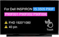 15.6 LCD Touch Screen Replacement B156HAK02.3 LP156WFD-SPK1 for Dell INSPIRON 15 3505 P90F P90F001 P90F002 P90F004 Display Panel FHD 1920 * 1080 40 pin 60 Hz