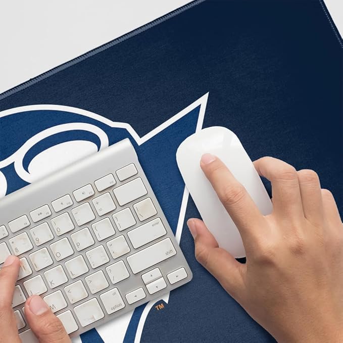University of Tennessee Martin Primary Logo Large Gaming Mouse Pad Desk Mat with Stitched Edges Non-Slip Base for Gamer Home and Office 31.5 x 15.7
