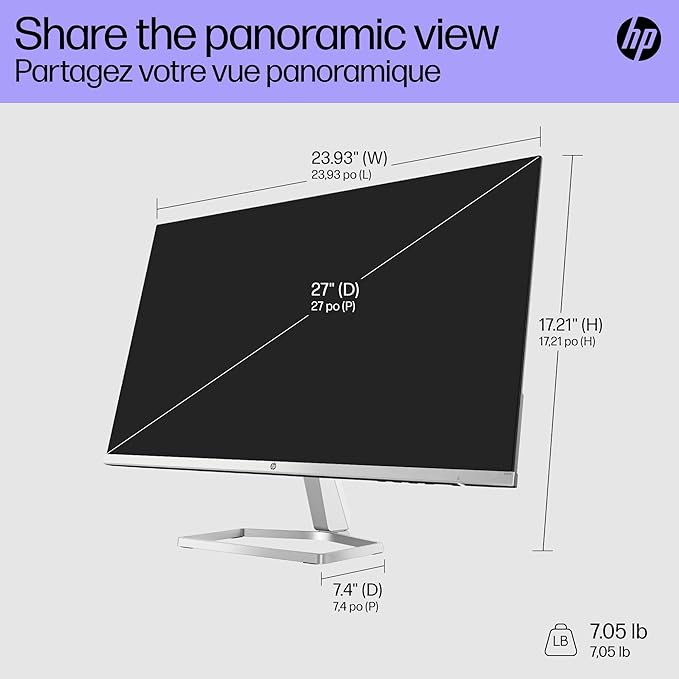 HP M27f FHD Monitor