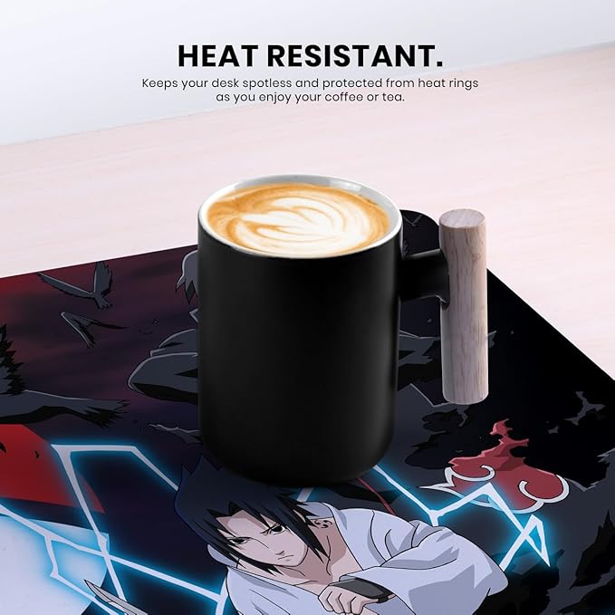 Head Case Designs Officially Licensed Naruto Shippuden Itachi and Sasuke Graphic Art 37.4 x 15.75 x 0.16 inches (900 x 400 mm) - XL Gaming Office Desk PC Keyboard Mouse Mat Pad