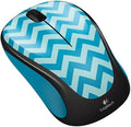 Logitech M325c Wireless Optical Mouse Teal Chevron