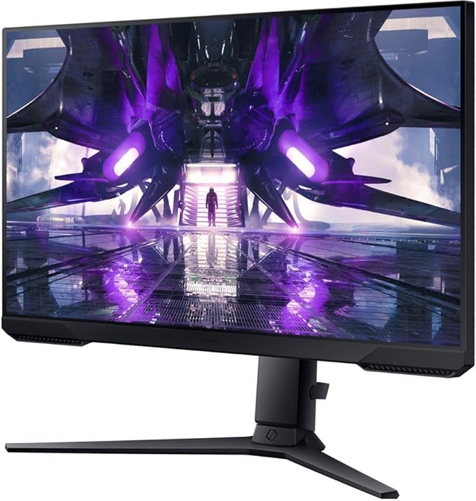 Samsung 27 Odyssey G3 Series FHD Gaming Monitor 165Hz 1ms Eye Saver Mode FreeSync Premium VESA Mount Capability Height Adjustable Screen Black with HDMI Cable