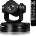 Chameye 4K PTZ Conference Camera AI Auto Tracking PTZ Camera 4K 20x Optical Zoom USB/HDMI/PoE for Church Video Conference &amp Meeting Room - Compatible with Vmix OBS Zoom CH420