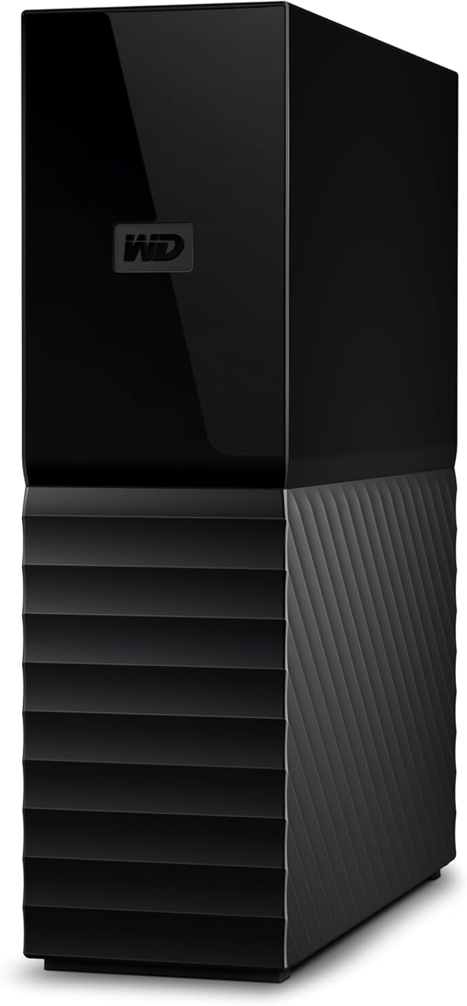 WD 16TB My Book External Hard Drive Desktop HDD with Password Protection USB 3.0 SuperSpeed USB Software for Device Management Backup Hardware encryption Works with PC and Mac Black