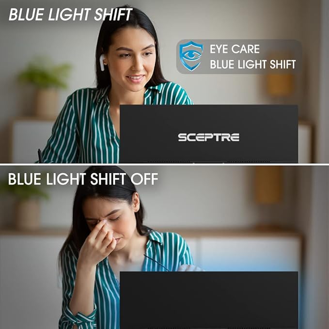 Sceptre IPS 27-Inch Business Computer Monitor 1080p 75Hz with HDMI VGA Build-in Speakers Machine Black 2020 (E275W-FPT) 27 IPS 75Hz