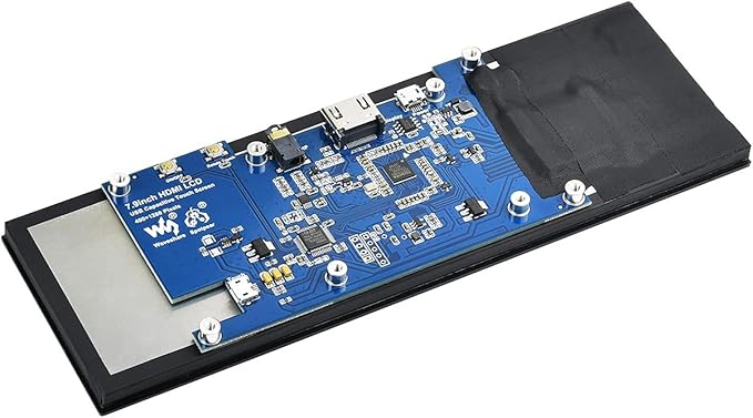 Waveshare Capacitive Touch Screen LCD 400*1280 Pixels Monitor HDMI Interface IPS Display Panel Support Raspberry Pi/Jetson Nano/PC/Windows 10/Raspbian/Ubuntu/Kali/WIN10 IoT/Retropie @TOP1 7.9inch