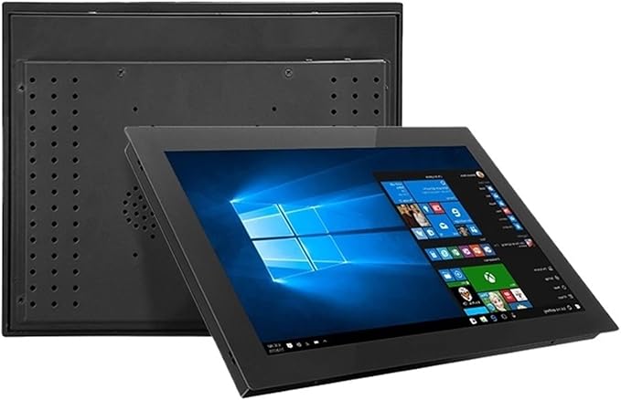 1pc 10.1 inch Monitors for Industrial Computer Buckles Mounting Not Touch Screen Industrial Display(DVI VGA)