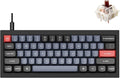 Keychron Q4 Wired Custom Mechanical Keyboard 60% Layout QMK/VIA Programmable Macro with Hot-swappable Gateron G Pro Brown Switch Double Gasket Compatible with Mac Windows Linux (Black)