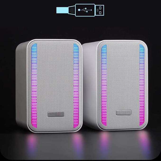 Speaker Desktop Laptop Wired Computer Games Esports Home Heavy Bass Stereo(E)