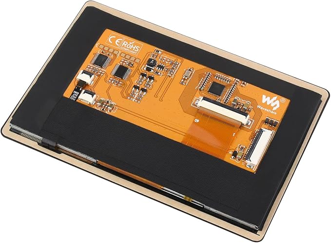 waveshare 5inch DSI Touch Display for Raspberry Pi 4B/3B+/3A+/3B/2B/B+/A+ Thin &amp Light Touch Screen 800×480 Resolution IPS Display Support 5-Point Capacitive Touch