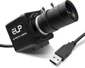 8MP Industrial USB Camera 10X Optical Zoom Manual Focus Webcam with 5-50mm Varifocal Lens UVC Plug and Play Computer Camera for Windows Linux MAC OS Android Raspberry Pi