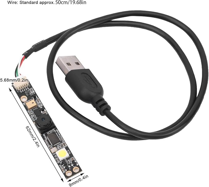 5MP HD Camera Module USB Interface - 1825 FF with Auto Focus and Microphone - Plug and Play UVC Support Wide Compatibility for Linux Android