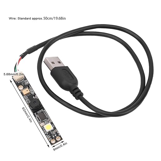 5MP Camera Module High Definition Lens Clearer Images Support OTG Plug and Play Standard UVC Protocol