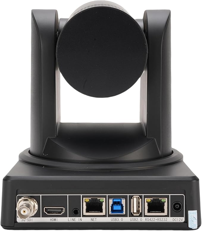Dpofirs Conference Room Camera Webcam for PC 1080P 60fps with 12X Optical Zoom AI Auto Tracking USB HDMI IP PTZ Camera for Meeting Rooms Lectures (US Plug)