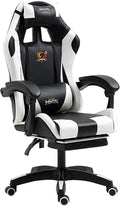 Gaming Chair with Footrest E-Sports Chair Live Broadcast Home Fashionable Reclining Lift Office Computer Dormitory Swivel Chair Ergonomic Racing Game Chair Latex Back Cushion Easy to Install