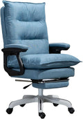 Office Chair Swivel Desk Chair Gaming Chair Blue Big and Tall Office Chair ?Reclining Gaming Chair Home Office Chair Light Grey Fabric Desk Chairs with Armrest Executive Rolling Swivel Task Chair for