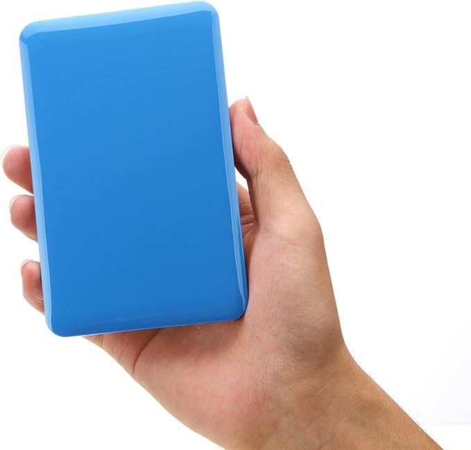 U3 2.5 inch USB 3.0 FAT32 Portable External Hard Drive - Blue (750GB)