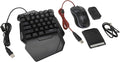 One Handed Gaming Keyboard Gaming Keyboard Mini Half Hand Gaming Keyboard and Combo USB Wired LED Backlit Keyboard with and Converter Teclado Y for