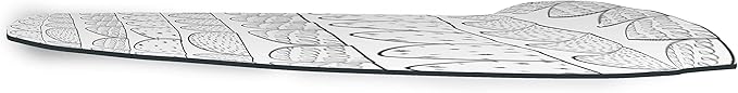 Ergonomic Mouse Pad with Wrist Rest Digital Printed Mouse Mat for Tendon Sheath Problems Non-Slip Base for Office and Home Size: 20 x 23 cm