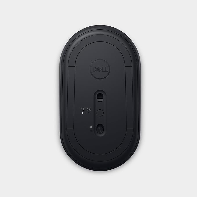 Dell Mobile Wireless Mouse - MS3320W Wireless - 2.4 GHz Bluetooth 5.0 Optical LED Mechanical Scroll 1600 DPI 3-Buttons - Black