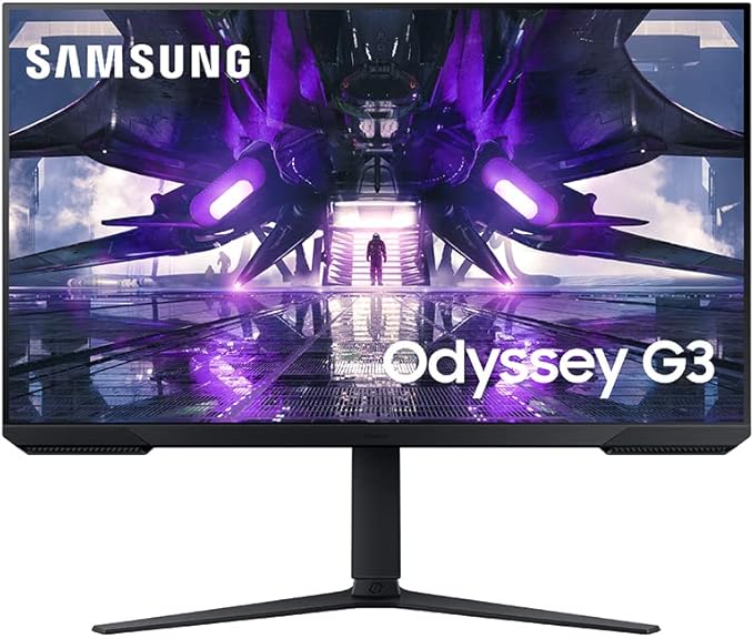 SAMSUNG 32 Odyssey G32A FHD 1ms 165Hz Gaming Monitor with Eye Saver Mode Free-Sync Premium Height Adjustable Screen for Gamer Comfort VESA Mount Capability (LS32AG320NNXZA)