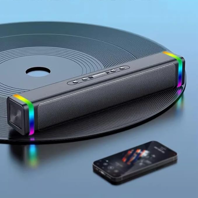 Computer Speaker with Microphone Integrated Desktop Home Laptop Speaker Wired Overweight Bass