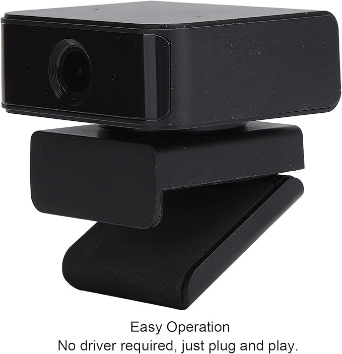 1080P Smart Camera with Object Tracking 360° Rotation High Definition USB 2.0 Integrated Microphone for Video Chatting Conferencing Live Streaming