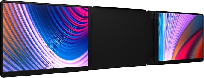 16 Pro Triple Laptop Screen Extender Dual 16 2k Portable Monitors 144Hz 100% DCI-P3 Compatible with 16 MacBook Pro M1 M2 M3 M4 &amp Windows Laptops for Gaming Creators &amp Professional