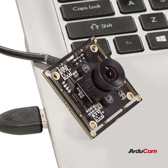 Arducam 100fps Global Shutter Color USB Camera Board 1MP OV9782 UVC Webcam Module with Low Distortion M12 Lens Without Microphones
