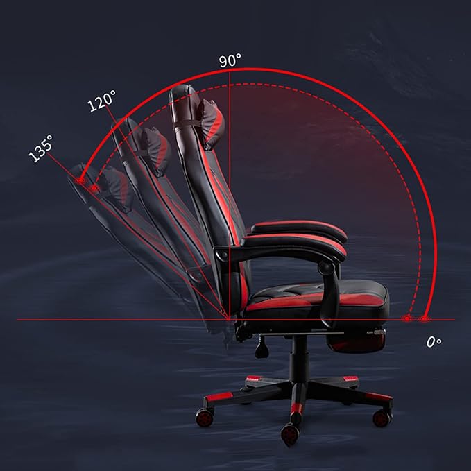 The Best Gaming Chair with a Hidden Leg Drag with a Headrest an Internal Integrated Steel Structure with a Age Armrest (Grey Without Footrest 1)