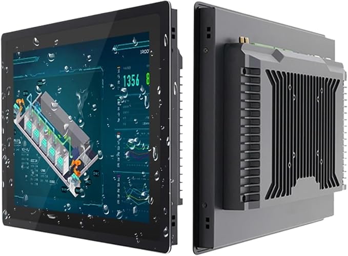 1pc 15 Inch Embedded Industrial Mini Monitor for Computer Display with Capacitive Touch Screen USB HDMI Interface 1024 * 768(15 inch HDMI VGA)