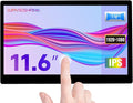 waveshare 11.6inch Capacitive Touch LCD Screen Compatible with Raspberry Pi4B/3B+/3A+/2B/B+/A+/Zero/Zero W/WH/Zero 2W CM3+/4 1920×1080 Resolution HDMI IPS Supports Jetson Nano/Windows