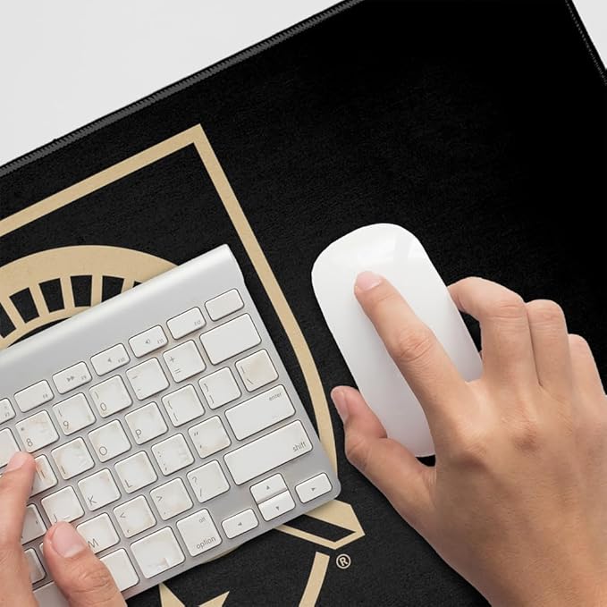 United States Military Academy Primary Logo Large Gaming Mouse Pad Desk Mat with Stitched Edges Non-Slip Base for Gamer Home and Office 31.5 x 15.7