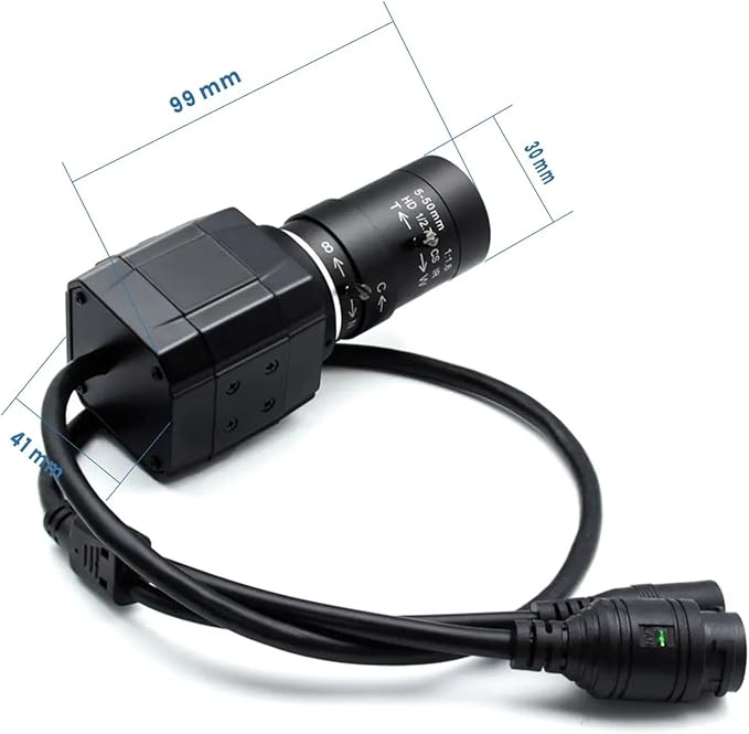 2 4MP 1080P HD Mini Camera 10X Zoom 5mm Lens Industrial Webcam Home Security Protection Surveillance