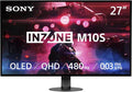 Sony 27 inch INZONE M10S OLED QHD 1440p HDR 480Hz Gaming Monitor SDM27Q10SB (Renewed)