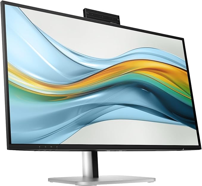 HP Series 5 Pro 27 QHD IPS Monitor with 5ms Response Time Anti Glare Flicker Free 350 Brightness Nits VESA Mount (100mm) Displayport HDMI &amp Dockztorm USB Port Expander Black/Silver
